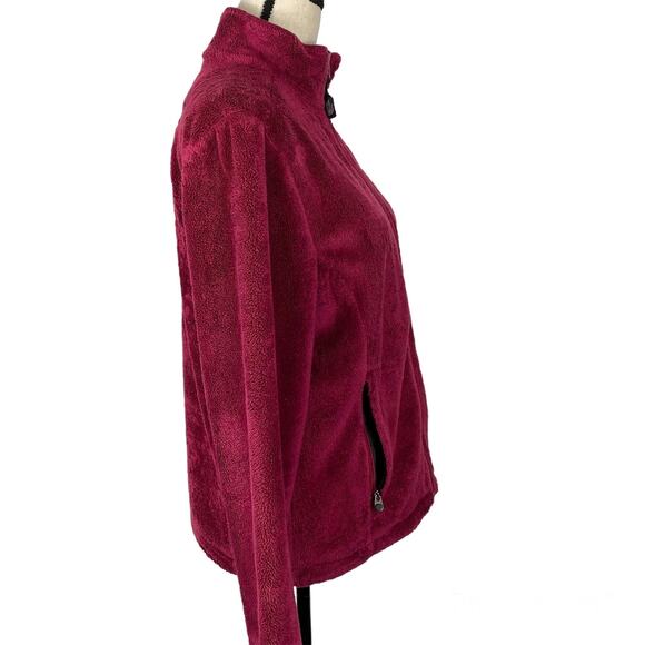 The NORTH FACE OSITO Fleece Jacket Wild Aster Purple Thermal Fuzzy Full Zip - Picture 5 of 15